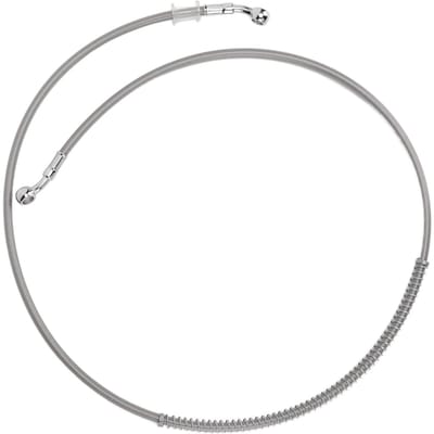 130cm Motorfiets Remslang Staal PVC Gevoelige Koppelingsslang Universeel voor Motorfiets gray