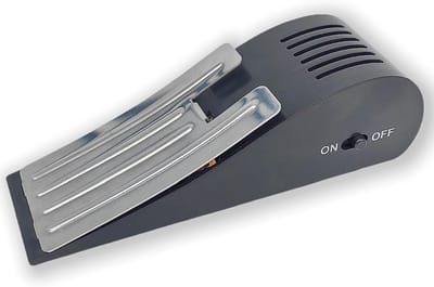 Deurstopper Alarm - Veiligheidsalarm Deur - Extra Beveiliging - 120 Decibel Alarm - 13.5 cm Lengte - Zwart Grijs