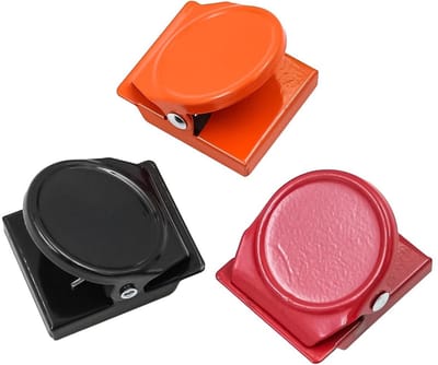 Dailygoods- Magneetklemmen 15 stuks - Sterke Magneten - Multifunctionele Clips - Voor Koelkast/Whiteboard - Organiseren van Memo's - Ideaal voor Thuis/Kantoor