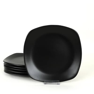 Set van 6 dinerborden Lux keramiek | Hermia