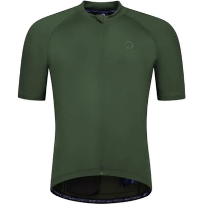 Rogelli Essential II Heren Fietsshirt - Korte Mouw - Lange Rits - Groen