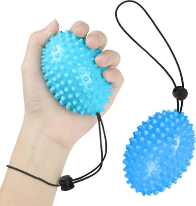 Anti-stressballen voor hand- en vingertraining, zachte rubberen knijpballen voor stressverlichting en artritis