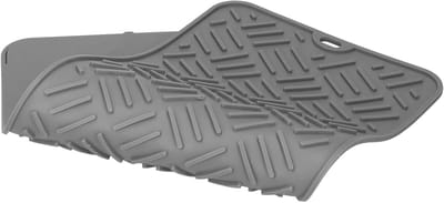 Hittebestendige Siliconen Onderzetter, Antislip Tafelmat voor Keuken en Thuis, Grijs, 45x20cm, Ideaal voor Warmte-isolatie en Bescherming tegen Brandwonden