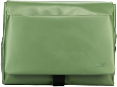 JOST schoudertas business tas met laptopvak Tolja Messenger Bag Olive olijfgroen