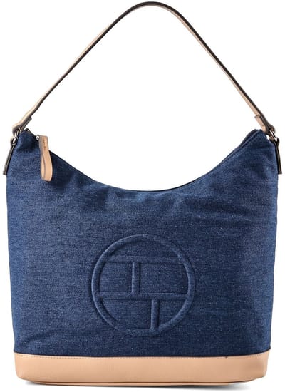 TOM TAILOR schoudertas Gilda Hobo Bag Denim Blue donkerblauw