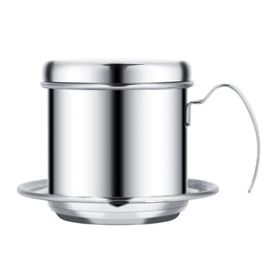 Dailygoods- Koffiedruppelfilter Roestvrij Staal - Koffiefilterhouder - Vietnamese Koffie - Lichtgewicht - Handmatig - Gemakkelijk Schoon Te Maken - Koffiefilter