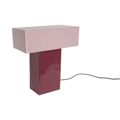 Leitmotiv Tafellamp Grato Recto - Paars - 32x15x35cm - Modern