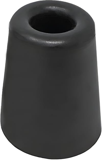 Deurstopper (4 cm diameter, 5 cm hoogte, zwart)