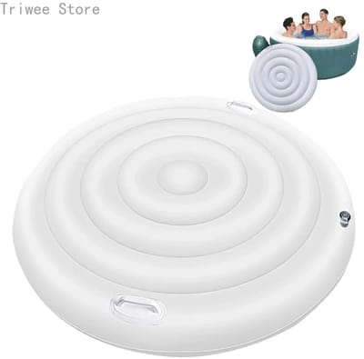 Jurrys Jacuzzi hoes - 155cm - Opblaasbaar - Buiten - Binnen - Energie besparend - Hoes - Zwembad - Bescherming