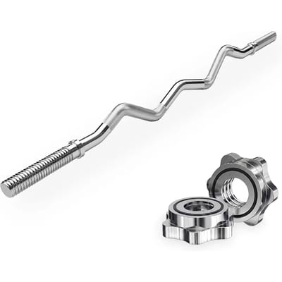 VirtuFit Curlstang - EZ Halterstang - 120 cm - schroef - 30 mm