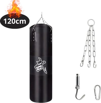 Nivard Bokszak - Bokspaal - Bokszak Ophangsysteem - Volwassenen - Kickboks Zak - Stootzak - Punching Bag - Boxzak - Sport - (Niet Gevuld) - 120 cm