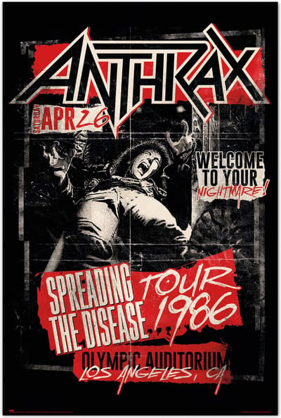 Anthrax Spreading the Disease 1986 - Maxi Poster - 61 x 96.5 cm