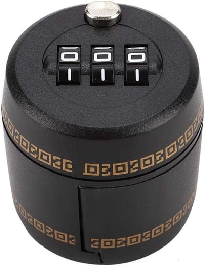 Allecta - Plastic Fles Met Digit Code Combinatie Lock Voor Cam Kabinet - Veiligheid en Beveiliging