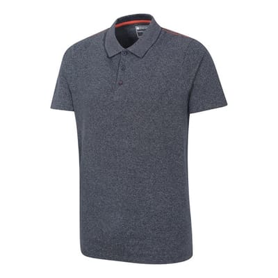 Mountain Warehouse Heren Cordyline getextureerd poloshirt (Marine)
