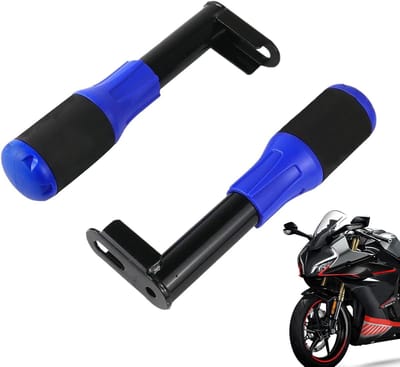 Motor Valbeveiliging - Frame Sliders - Motor Beschermen - Snelle Installatie - 32.5 x 15.6 x 6 cm - Blauw