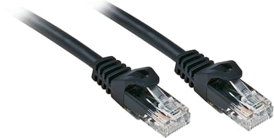 Lindy Rj45/Rj45 Cat6 1m netwerkkabel U/UTP (UTP) Zwart