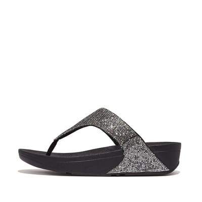 Damessandalen FitFlop Lulu Toe Post - Glitterball
