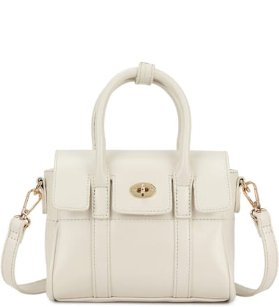Giuliao kunstlederen handtas Isolde - Dames - Beige