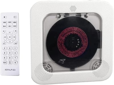 Muziekspeler - CD speler - Thuis luisteren - Bluetooth HiFi speaker - Draagbaar - Wit