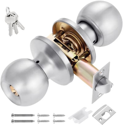 Dailygoods- Deurknop Met Slot - Deurslot Buitendeur - Deurslot Met Sleutel - Deurknopset - Vergrendeling - Extra Beveiliging