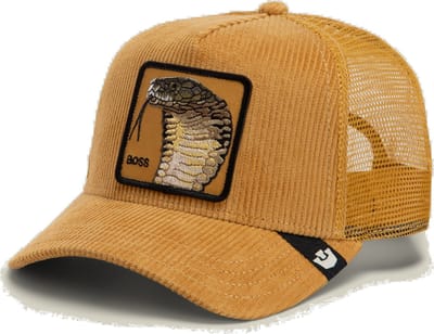 Goorin Bros. Corduroy Boss Trucker cap - Amber
