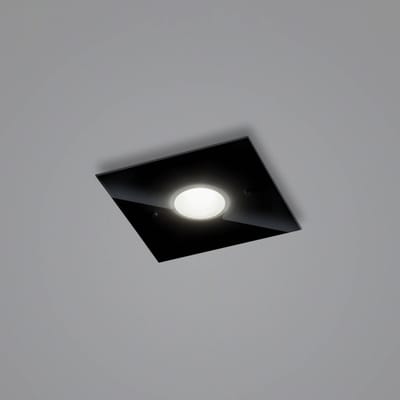 Helestra Nomi LED plafondlamp 23x23cm dim zwart