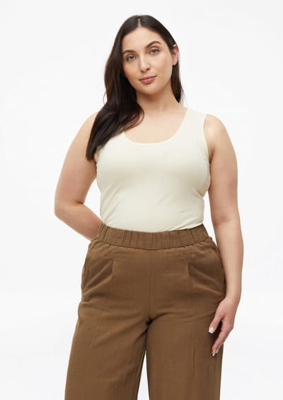 Slim Fit T-shirt van gemengd katoen voor vrouw s.Oliver