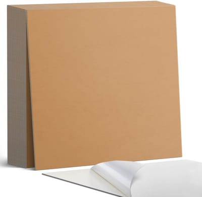 Coloray Plaktegels - Oranje Zelfklevende Tegels - 20 cm x 20 cm - Oranje Plaktegels - 20 stuks - Vierkant PVC Tegels - Plaktegels Badkamer - Plaktegels Vloer - Vinyltegels Vloer Zelfklevend - Wandtegel Zelfklevend