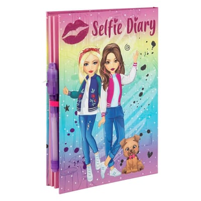 Besties Selfie dagboek met magische pen