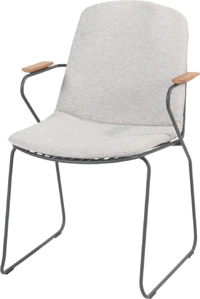 4 Seasons Outdoor Veneto stapelbare tuinstoel - antraciet