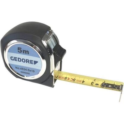 Gedore 4534 Rolbandmaat met vastzetknop - 5 m
