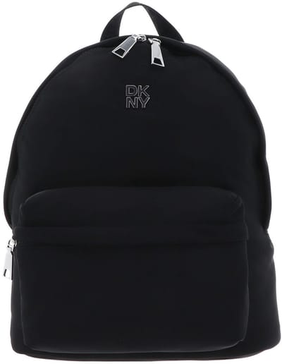 DKNY vrijetijdsrugzak rugzak Jenny Backpack Black / Silver zwart