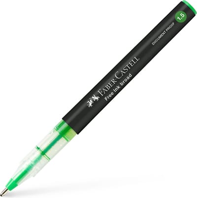 Faber-Castell inktroller - 1.5mm - lichtgroen - FC-348366