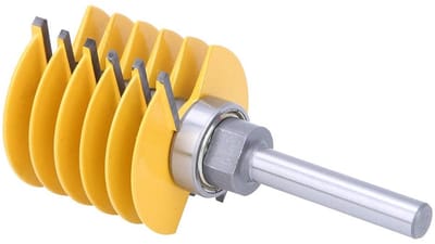 Dailygoods- Vingerverbindingsfrees - Sterke Stalen Behuizing - Anti-terugslag - Hittebestendige Coating - Geschikt voor Houtbewerking - Totale Lengte 107,5 mm - Freesbit