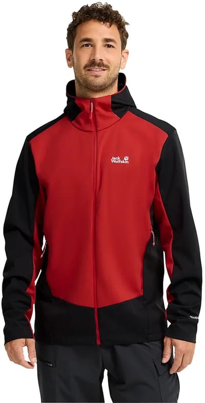 Jack Wolfskin Skyvail Jas Rood S Man