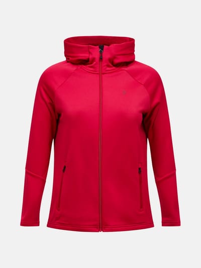 Peak Performance W Rider Essentials Zip Hood - - Outdoor Kleding - Fleeces en Truien - Fleece