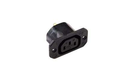 Martin Kaiser chassisdeel apparaatcontactdoos C13 70 Graden 10A aarding - 796/63/sw [50 stuks]