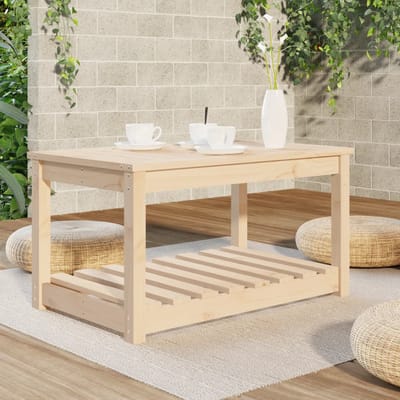 vidaXL - Tuintafel - 82,5x50,5x45 - cm - massief - grenenhout