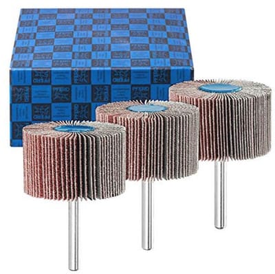 3-delige Waaierslijperset voor Fijn Slijpen en Afwerking | Korund Ø50x30mm | A60, A80, A120