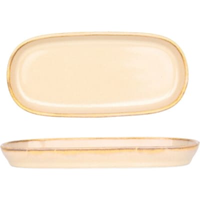 Bonna Serveerschaal - Sand Hygge - Porselein - 21 cm - set van 2