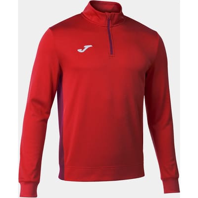 Joma Winner Ii Sweatshirt Met Halve Rits Rood 3XL Man