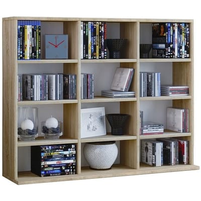 Houten CD DVD plank Boekenkast Media plank Kamerscherm Decoratieve plank Megosa L