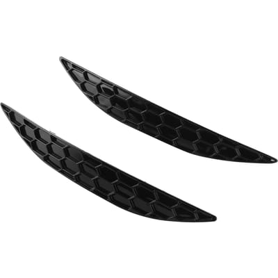 Lot de 2 Suppresseurs de Réflecteurs de Pare-chocs Arrière Noir Brillant Compatible Pour MK7 R RLine 20132016 black