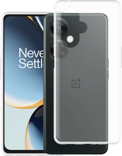 Cazy hoesje geschikt voor OnePlus Nord CE 3 Lite (5G) Hoesje Siliconen - Flexibele Case - Transparant