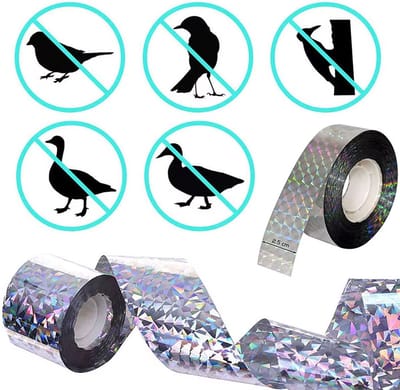 Actie4you® - Duivenverjager - Vogelverjager - Duivenwering - Vogelverschrikker -Reigerverschrikker - Alternatief Voor Duivenpinnen Of Vogelnet - Diervriendelijk - 80m Tape