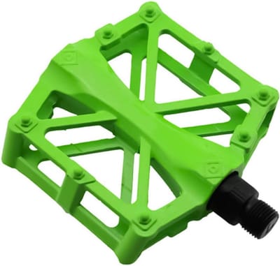 Fiets Pedalen - MTB Platform - Fietsen Onderdelen - Antislip Grip - 98 x 91 mm - Groen