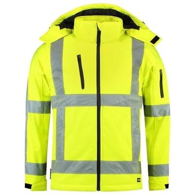 Tricorp Soft shell jack RWS - Workwear - 403003 - Fluor Geel - maat XL
