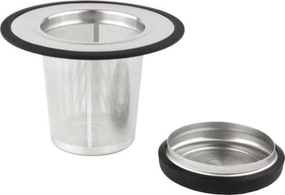 Bredemeijer - Theefilter met onderzetter - RVS