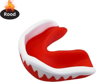 Livano Mouthguard - Bitje Kickboksen - Vechtsport - Gebitsbeschermer - Boksen - Kinderen & Volwassenen - Rood