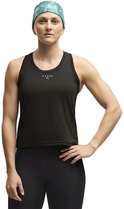 Puma X Hyrox Pwrmode Mouwloos T-shirt Zwart S Vrouw